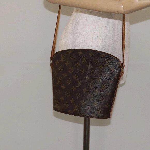 LOUIS VUITTON Monogram Drouot Shoulder Shoulder Bag M51290 LV Auth bs26140 - Picture 3 of 16